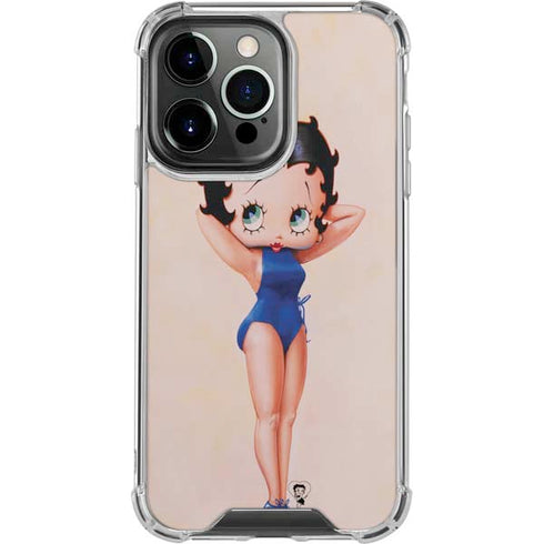 Betty Boop Swimsuit iPhone 16 Pro Clear Case